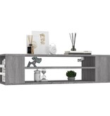 VidaXL Tv-hangmeubel 100x30x26,5 cm bewerkt hout grijs sonoma eiken