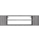 VidaXL Tv-hangmeubel 100x30x26,5 cm bewerkt hout grijs sonoma eiken