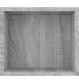 VidaXL Tv-hangmeubel 100x30x26,5 cm bewerkt hout grijs sonoma eiken