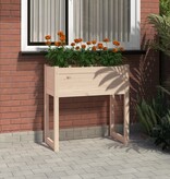 VidaXL Plantenbak 78x40x81 cm massief grenenhout