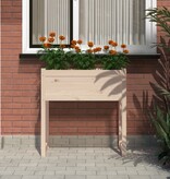 VidaXL Plantenbak 78x40x81 cm massief grenenhout