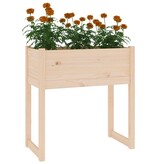 VidaXL Plantenbak 78x40x81 cm massief grenenhout