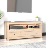 VidaXL Tv-meubel 114x35x52 cm massief grenenhout