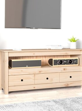 VidaXL Tv-meubel 114x35x52 cm massief grenenhout