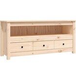 VidaXL Tv-meubel 114x35x52 cm massief grenenhout