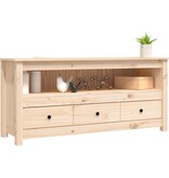 VidaXL Tv-meubel 114x35x52 cm massief grenenhout
