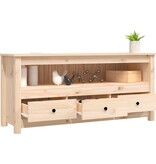 VidaXL Tv-meubel 114x35x52 cm massief grenenhout