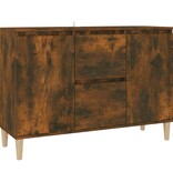 VidaXL Dressoir 101x35x70 cm bewerkt hout gerookt eikenkleurig