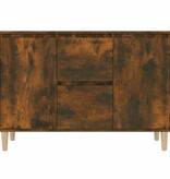 VidaXL Dressoir 101x35x70 cm bewerkt hout gerookt eikenkleurig