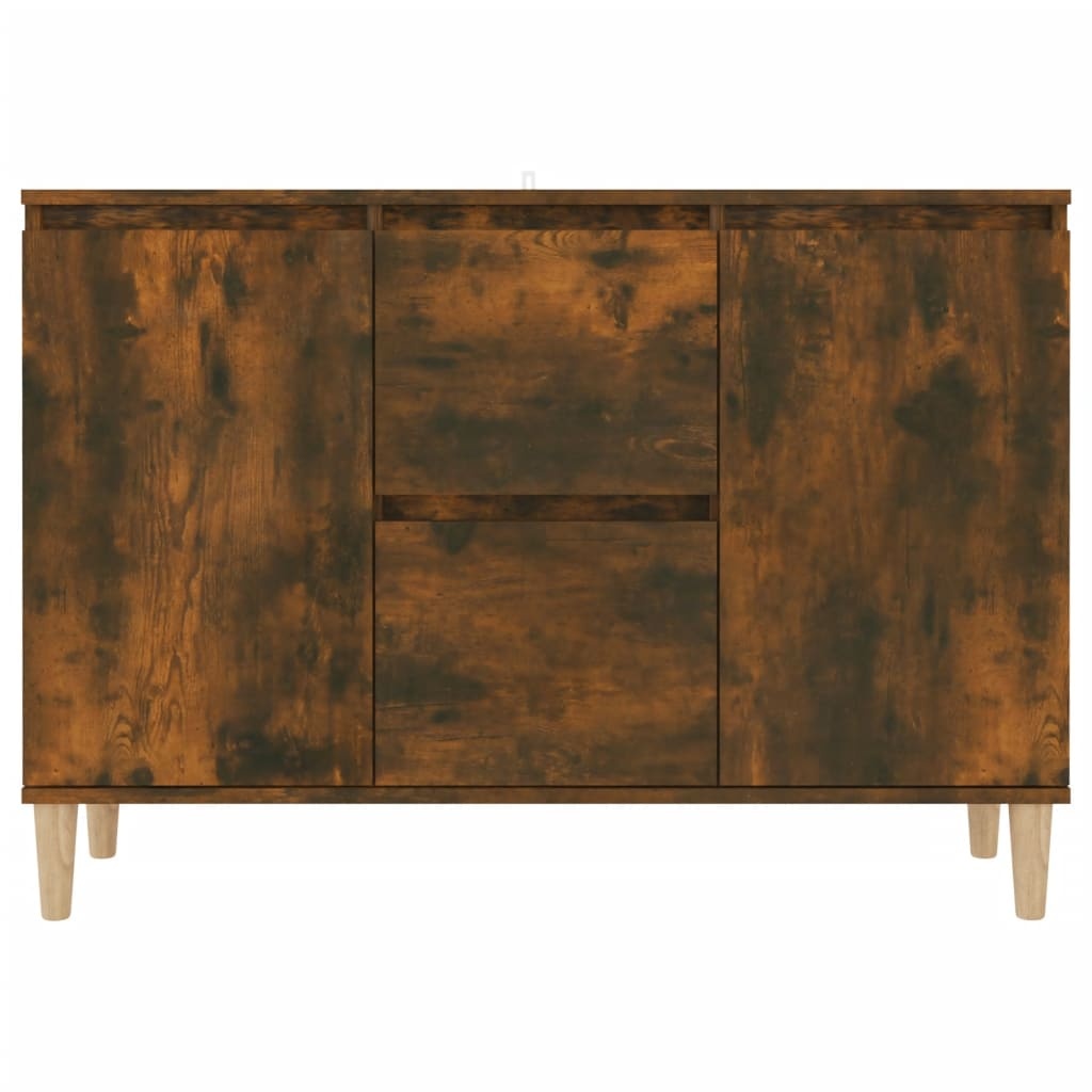 VidaXL Dressoir 101x35x70 cm bewerkt hout gerookt eikenkleurig