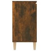 VidaXL Dressoir 101x35x70 cm bewerkt hout gerookt eikenkleurig