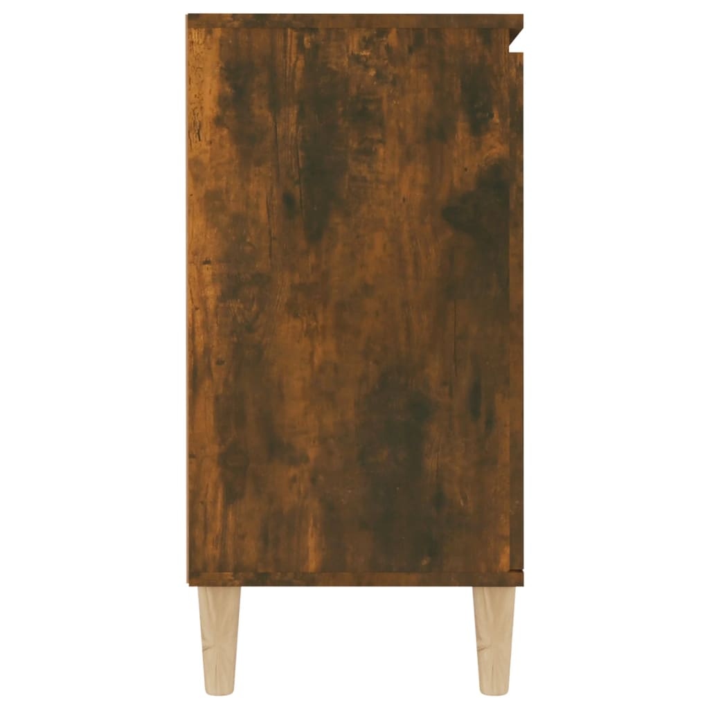 VidaXL Dressoir 101x35x70 cm bewerkt hout gerookt eikenkleurig