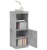 VidaXL Dressoir met LED-verlichting 41x37x100 cm betongrijs