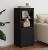 VidaXL Dressoir met LED-verlichting 41x37x100 cm zwart