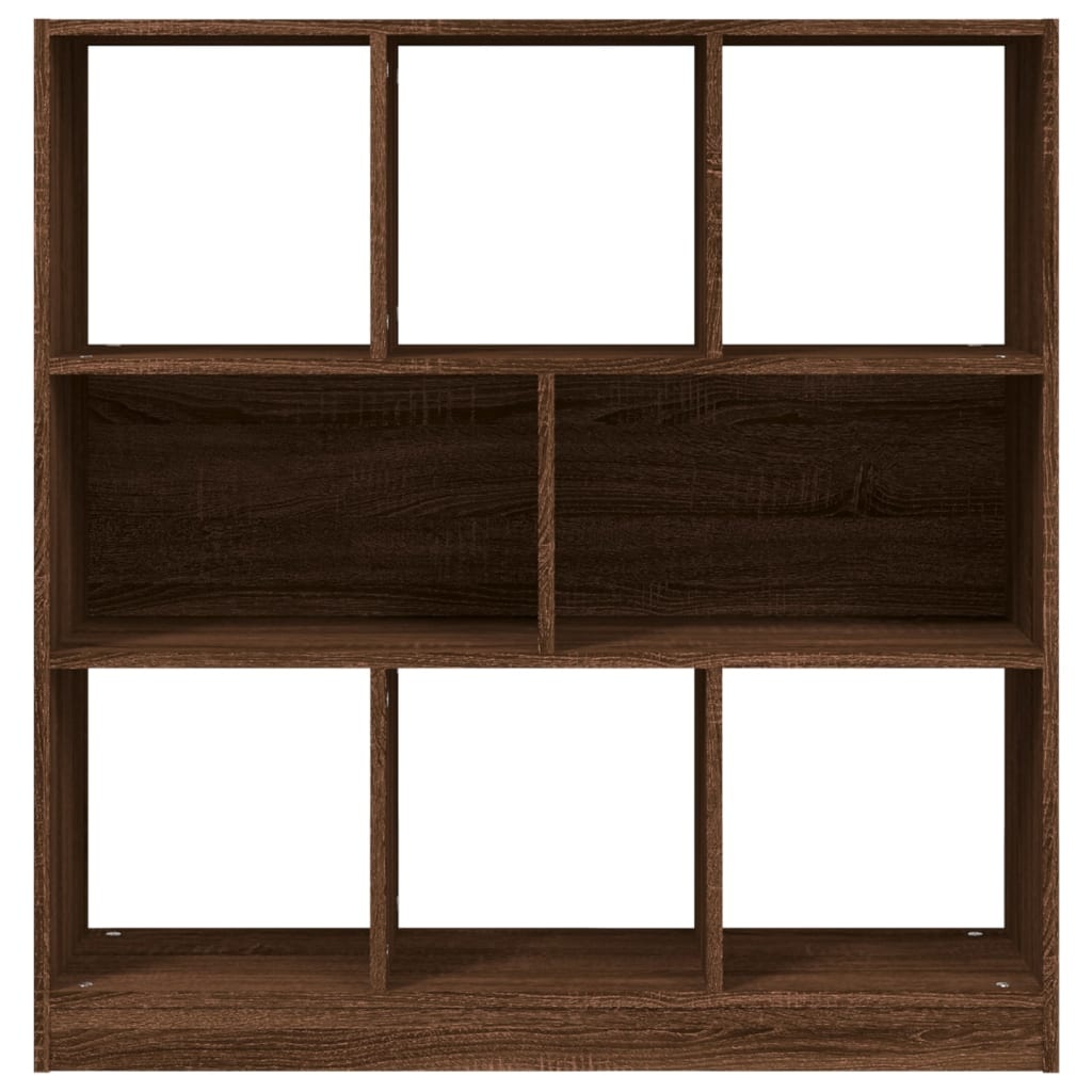 VidaXL Boekenkast 97,5x29,5x100 cm bewerkt hout bruin eikenkleur