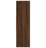 VidaXL Boekenkast 97,5x29,5x100 cm bewerkt hout bruin eikenkleur