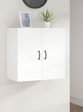 VidaXL Wandkast 60x31x60 cm bewerkt hout wit