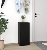 VidaXL Schoenenkast 32x35x70 cm bewerkt hout zwart