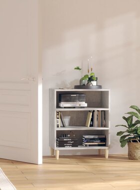 VidaXL Dressoir 57x35x70 cm bewerkt hout betongrijs