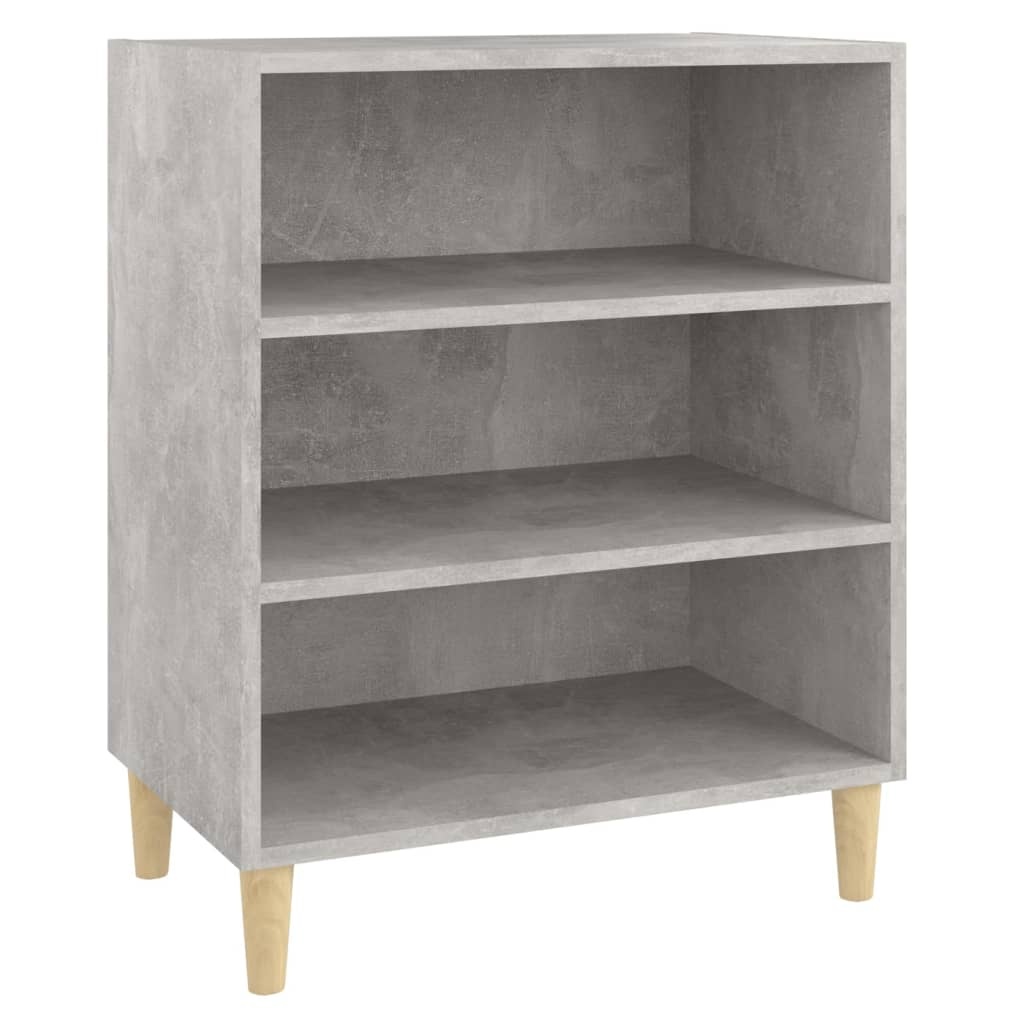 VidaXL Dressoir 57x35x70 cm bewerkt hout betongrijs
