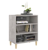 VidaXL Dressoir 57x35x70 cm bewerkt hout betongrijs