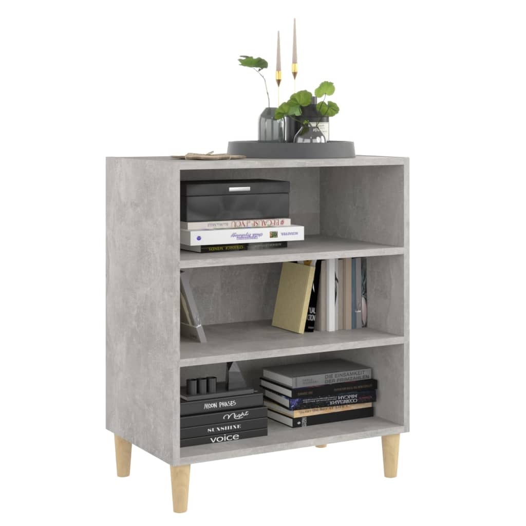 VidaXL Dressoir 57x35x70 cm bewerkt hout betongrijs