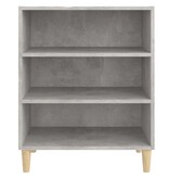 VidaXL Dressoir 57x35x70 cm bewerkt hout betongrijs