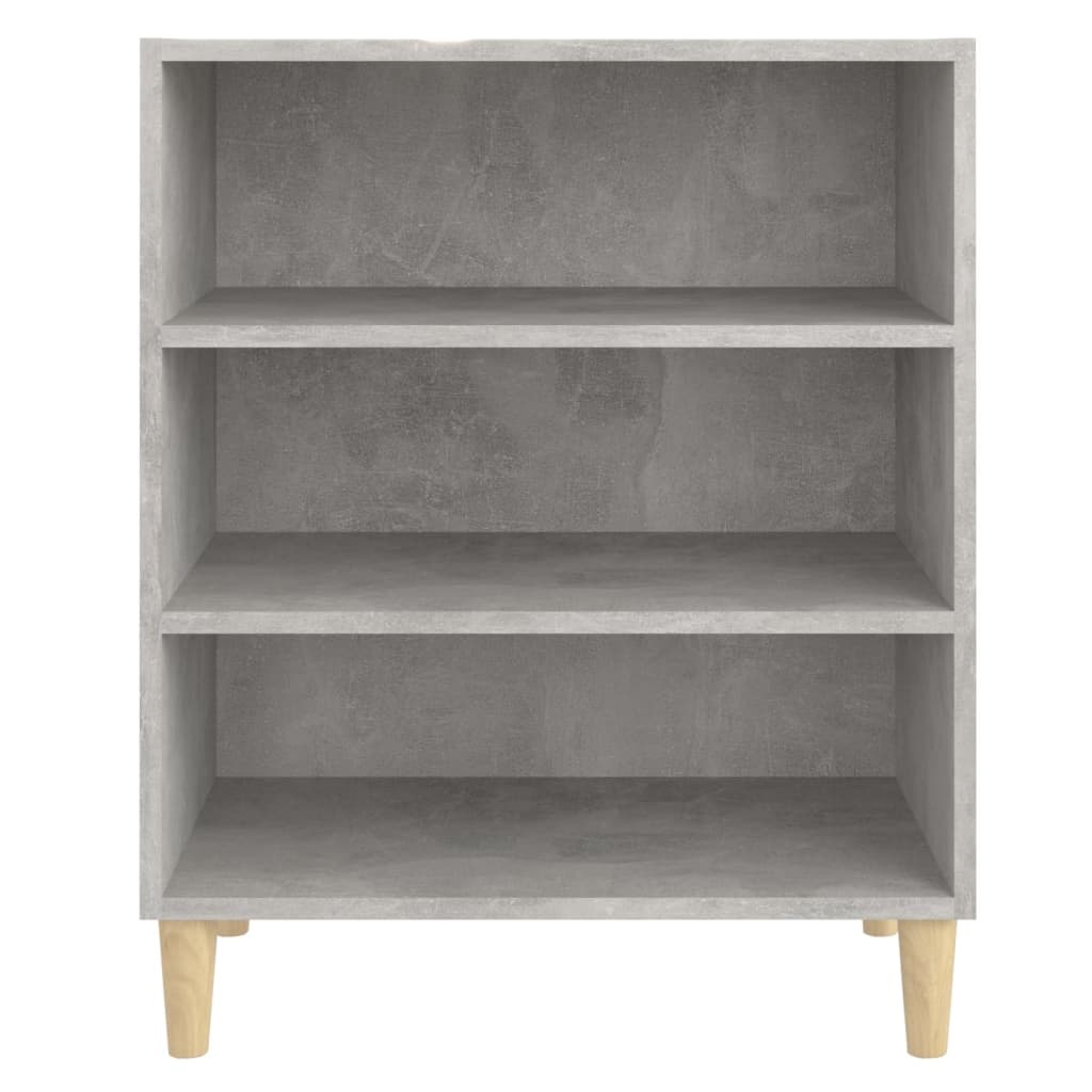 VidaXL Dressoir 57x35x70 cm bewerkt hout betongrijs