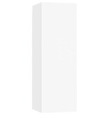 VidaXL Tv-meubels 2 st 30,5x30x90 cm bewerkt hout wit
