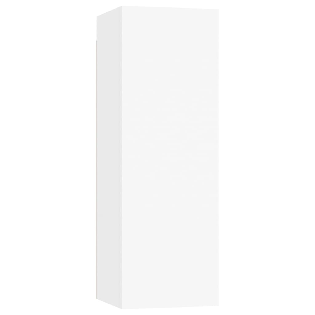 VidaXL Tv-meubels 2 st 30,5x30x90 cm bewerkt hout wit