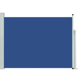 VidaXL Tuinscherm uittrekbaar 120x500 cm blauw
