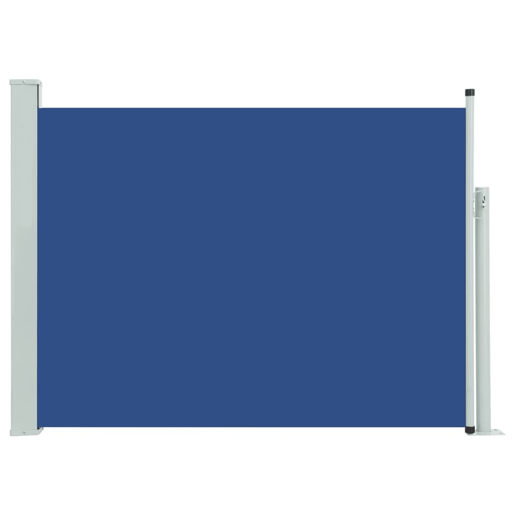 VidaXL Tuinscherm uittrekbaar 120x500 cm blauw