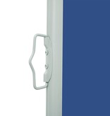 VidaXL Tuinscherm uittrekbaar 120x500 cm blauw