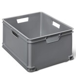 VidaXL Opbergbox Unibox XL 60 L grijs