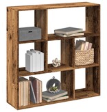 VidaXL Kamerscherm / boekenkast 102x29x103,5 cm hout oud houtkleurig