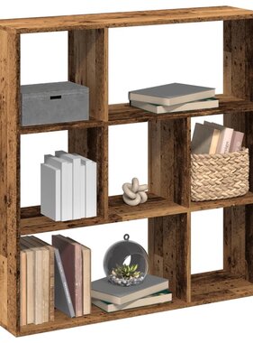 VidaXL Kamerscherm / boekenkast 102x29x103,5 cm hout oud houtkleurig