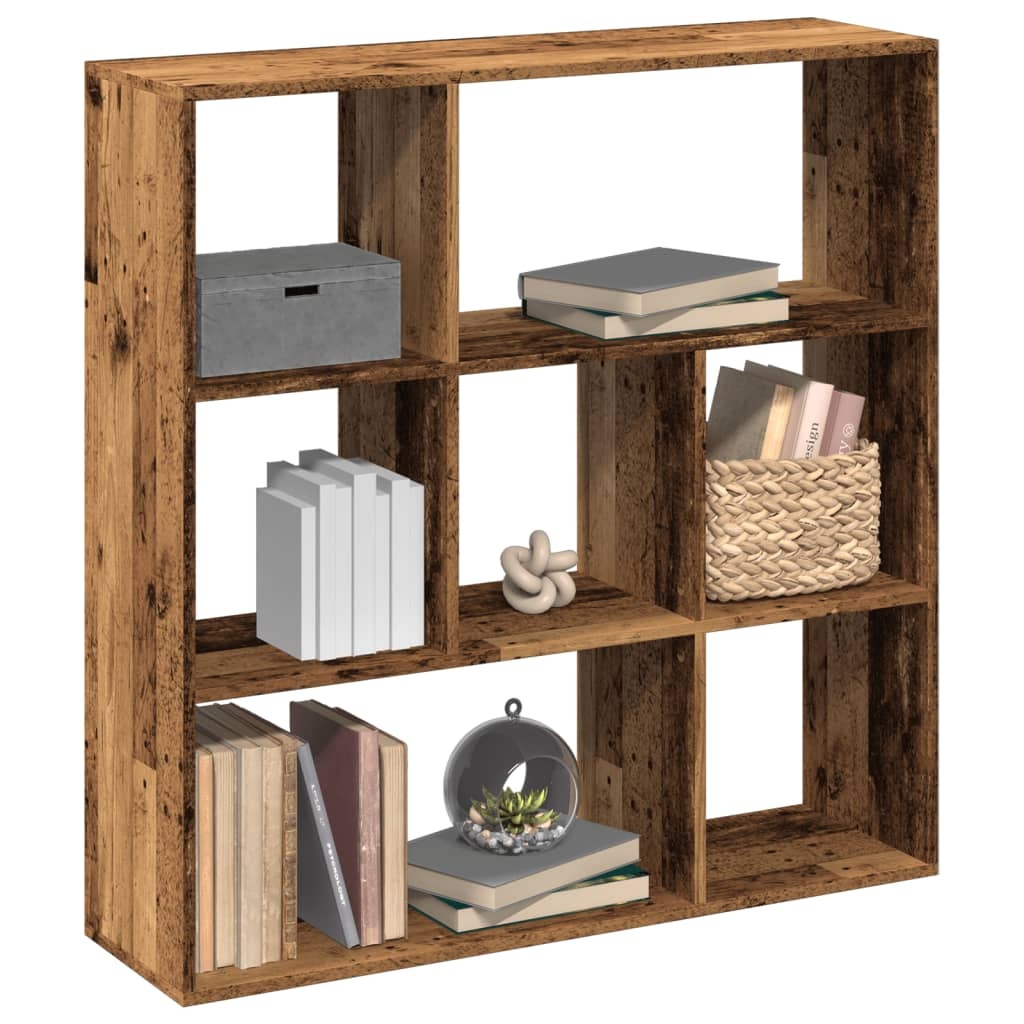 VidaXL Kamerscherm / boekenkast 102x29x103,5 cm hout oud houtkleurig