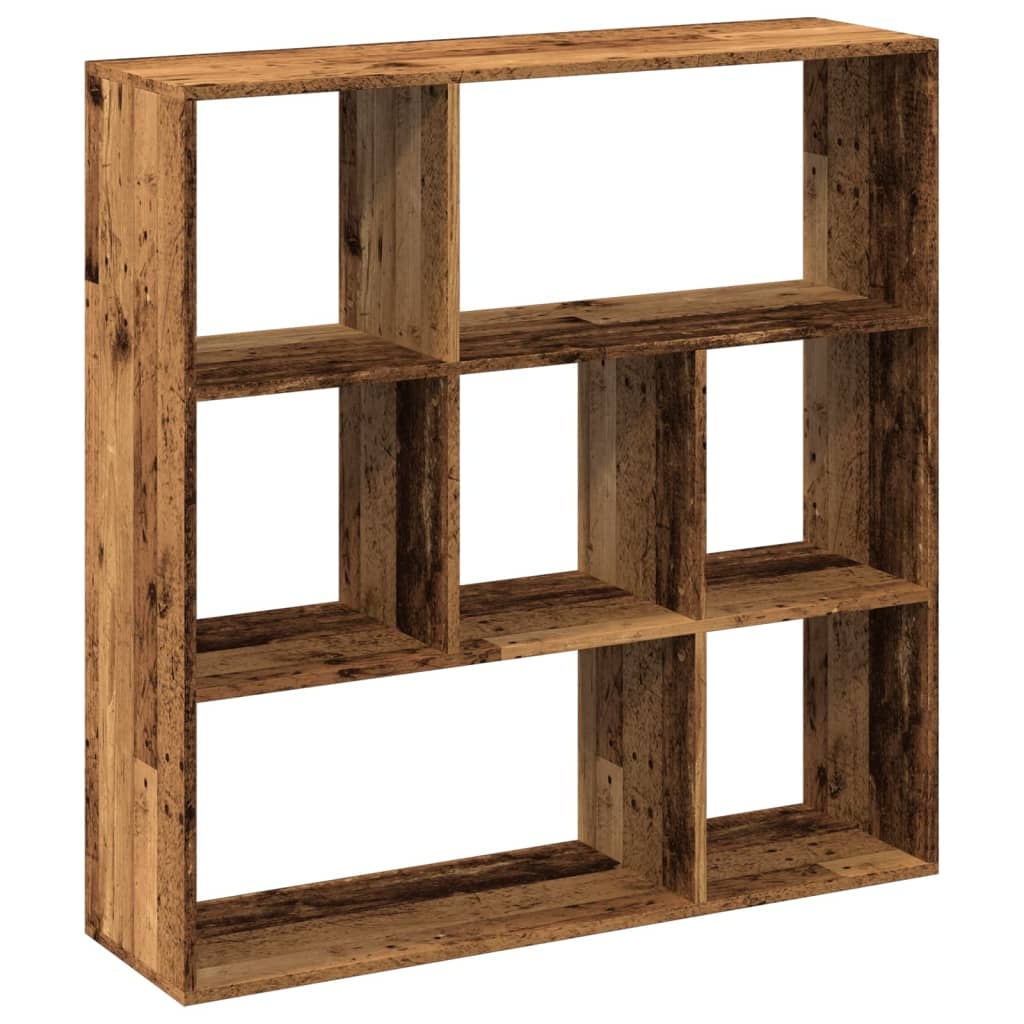 VidaXL Kamerscherm / boekenkast 102x29x103,5 cm hout oud houtkleurig