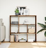 VidaXL Kamerscherm / boekenkast 102x29x103,5 cm hout oud houtkleurig