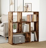 VidaXL Kamerscherm / boekenkast 102x29x103,5 cm hout oud houtkleurig
