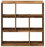 VidaXL Kamerscherm / boekenkast 102x29x103,5 cm hout oud houtkleurig