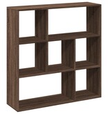 VidaXL Kamerscherm / boekenkast 102x29x103,5 cm hout bruin eikenkleur