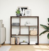 VidaXL Kamerscherm / boekenkast 102x29x103,5 cm hout bruin eikenkleur