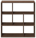 VidaXL Kamerscherm / boekenkast 102x29x103,5 cm hout bruin eikenkleur