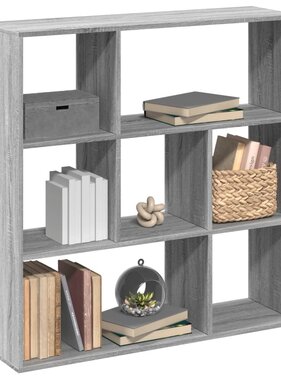 VidaXL Kamerscherm / boekenkast 102x29x103,5 cm hout grijs sonoma