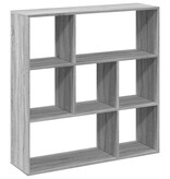 VidaXL Kamerscherm / boekenkast 102x29x103,5 cm hout grijs sonoma