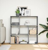 VidaXL Kamerscherm / boekenkast 102x29x103,5 cm hout grijs sonoma
