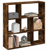VidaXL Kamerscherm / boekenkast 102x29x103,5 cm hout gerookt eiken