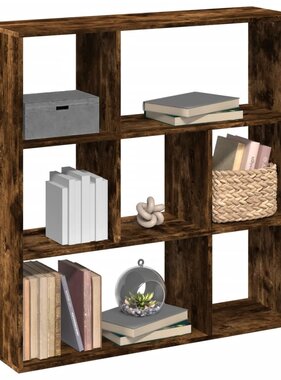 VidaXL Kamerscherm / boekenkast 102x29x103,5 cm hout gerookt eiken