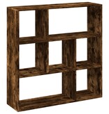 VidaXL Kamerscherm / boekenkast 102x29x103,5 cm hout gerookt eiken